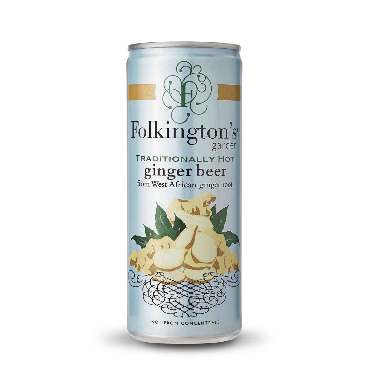 Wholesale Folkington's Ginger Beer Presse, Can 8.5floz (250ml)- Bulk