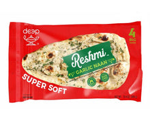 Wholesale Deep Reshmi Garlic Naan (4P) 13.4 Oz- Bulk