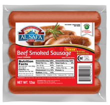 Al Safa Halal Beef Smoked Sausage 12oz