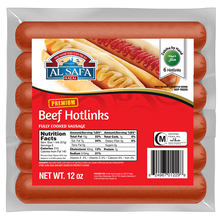 Wholesale Al Safa Halal Beef HotLinks 12oz- Bulk