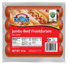 Al Safa Halal Jumbo Beef Frankfurters 12oz
