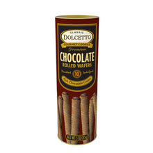 Wholesale Dolcetto Chocolate Wafer Rolls Tin 3 oz Bag- Bulk