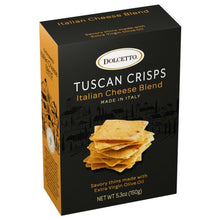 Wholesale Dolcetto Italian Cheese Blend Tuscan Crisps Box 5.3 oz Bag- Bulk