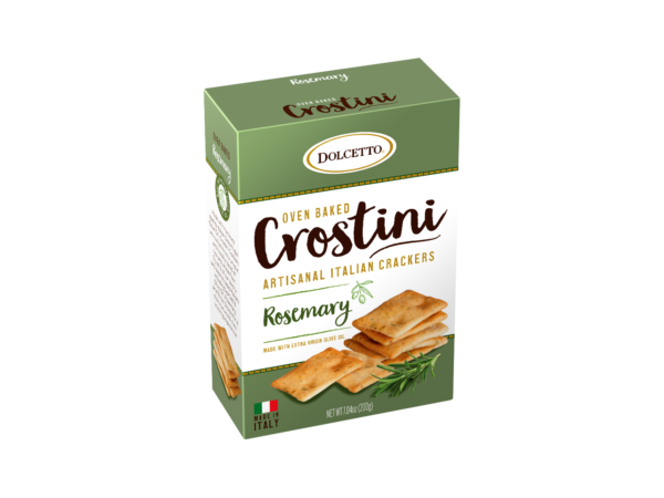Wholesale Dolcetto Crostini Crackers Rosemary Bulk