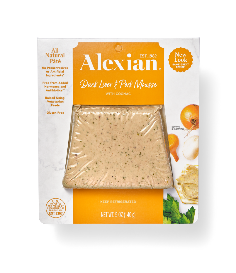 Alexian Pate Duck Liver and Pork Mousse with Cognac 5oz 6ct