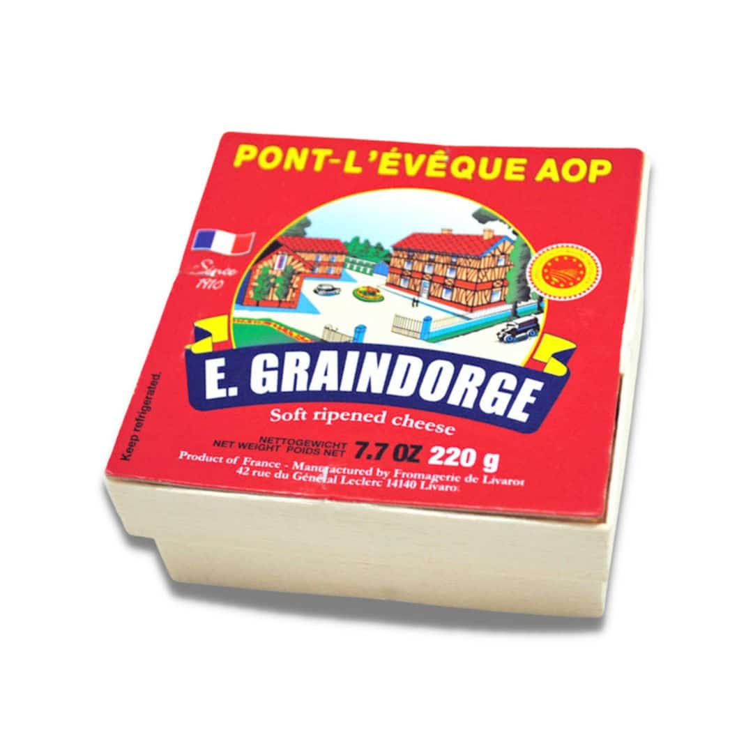 E. Graindorge Pont L'eveque AOP French Cheese 7.7oz 6ct