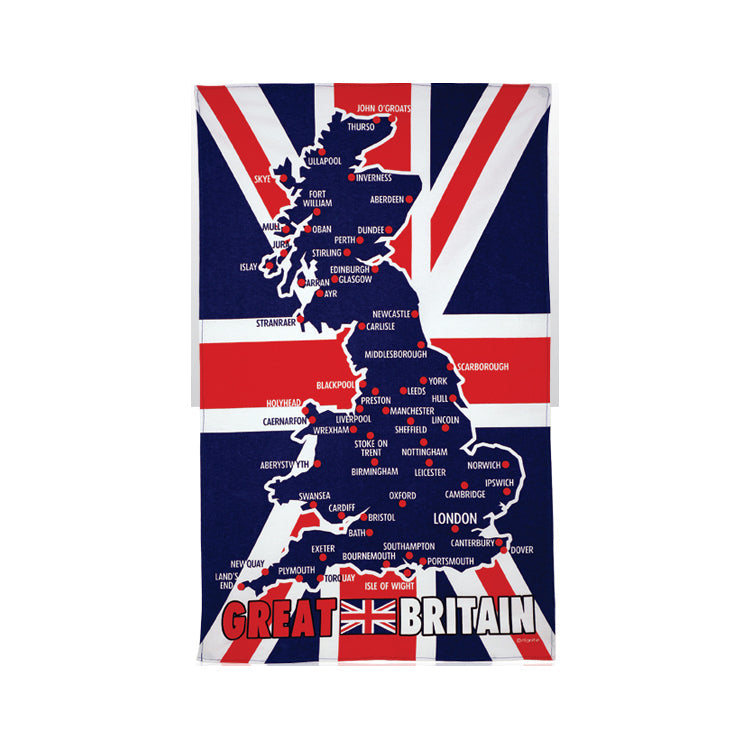 Wholesale Union Jack Great Britain Tea Towel- Bulk