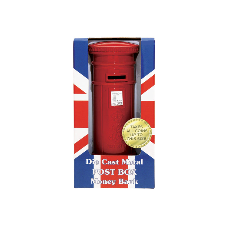 Wholesale Money Bank, Die-Cast Pillar Box- Bulk