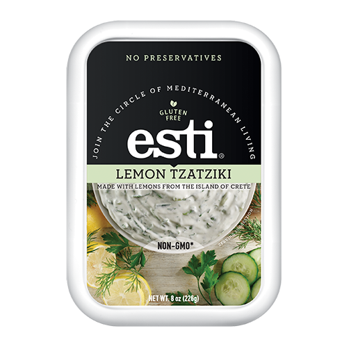 Esti Authentic Cream Greek Lemon Tzatziki 8oz 8ct