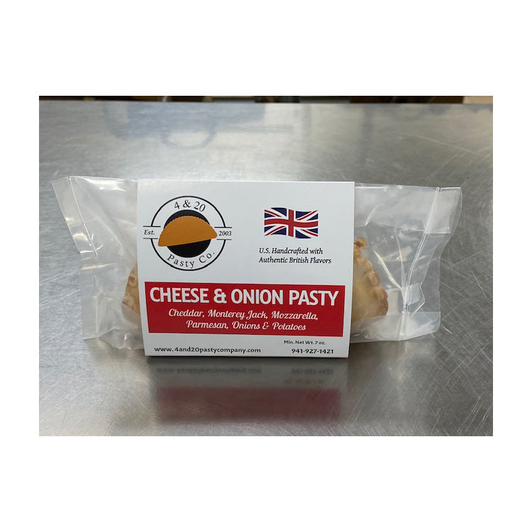 Wholesale 4 & 20 Pasty Company Cheese & Onion Pasty 7oz (200g) *FROZEN- Bulk