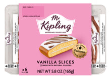 Wholesale Mr. Kipling Vanilla 6ct Cake Slices 5.8oz (165g) *FROZEN- Bulk