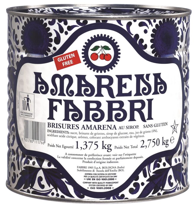 Fabbri Amarena Tins Cherries 1.85 KG