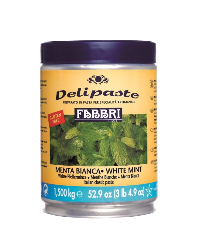 Fabbri White Mint Paste 1.5 KG