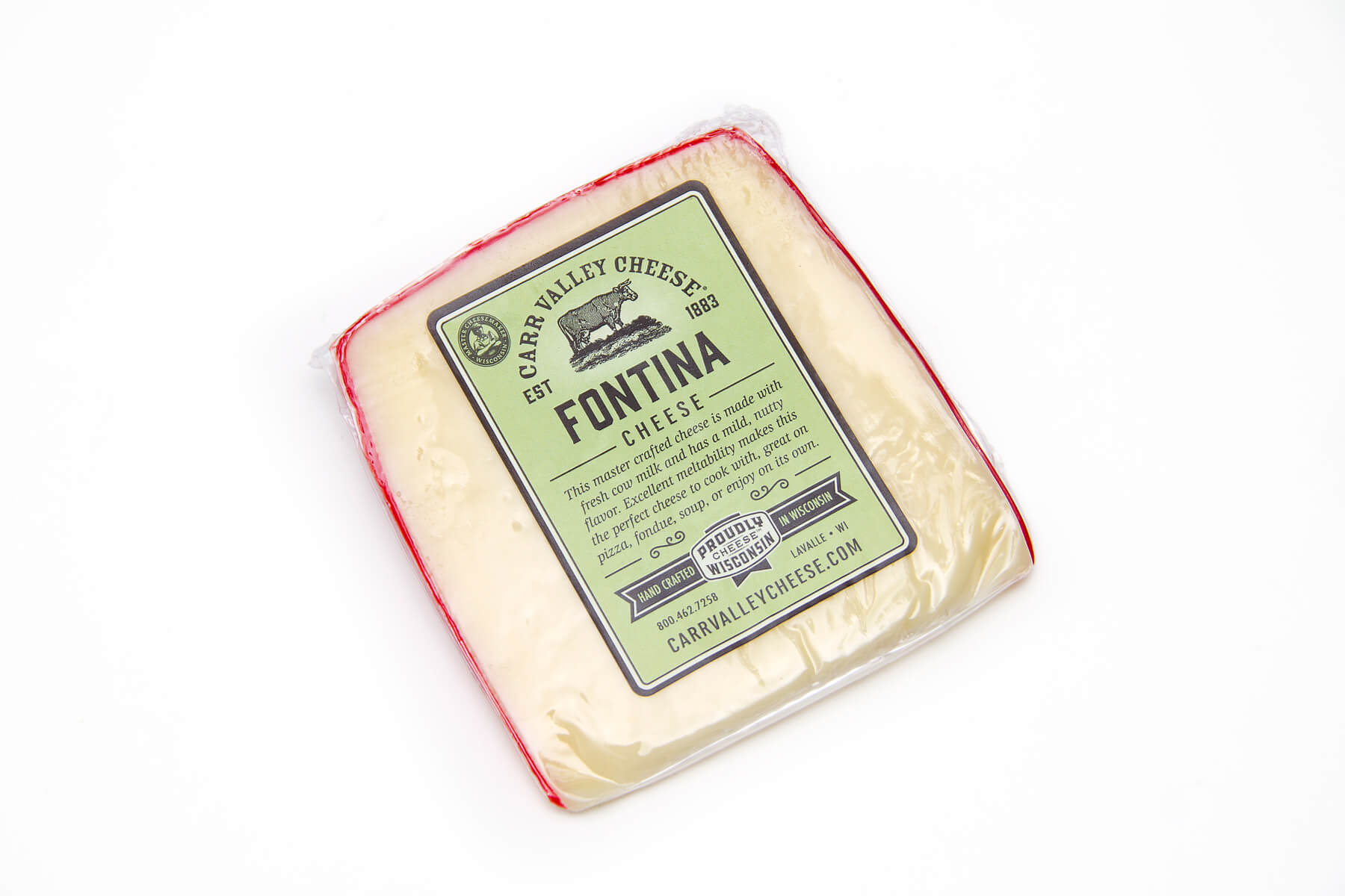 Wholesale Slicing Fontina Loaf Cheese 5 lb- Bulk