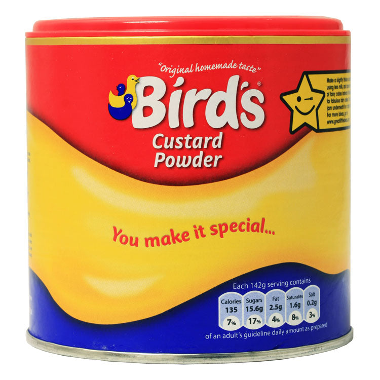 Wholesale Bird's Custard Powder, Drum 8.81oz (250g)- Bulk