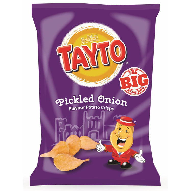 Wholesale Tayto Pickled Onion Crisps 1.15oz (32.5g)- Bulk