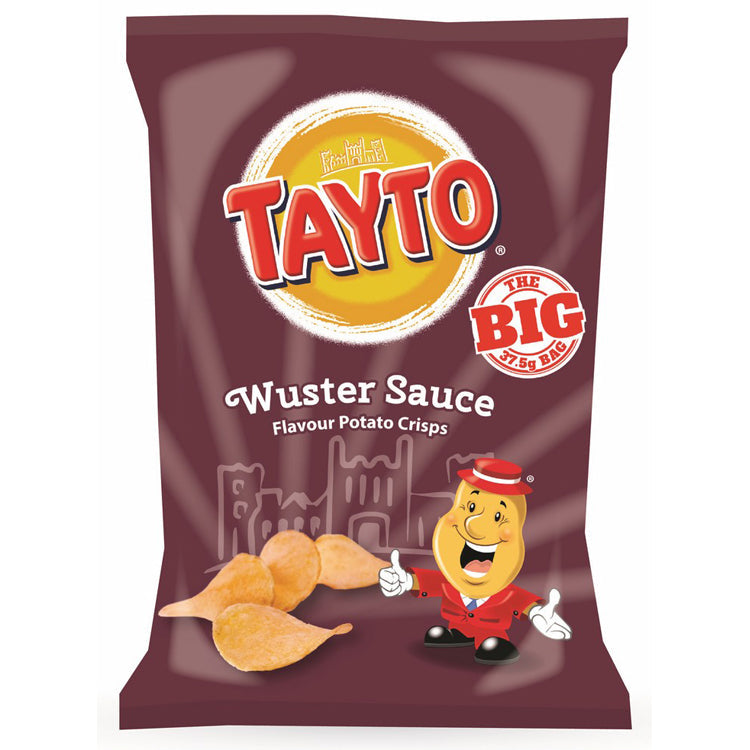 Wholesale Tayto Wuster Sauce Crisps 1.15oz (32.5g)- Bulk
