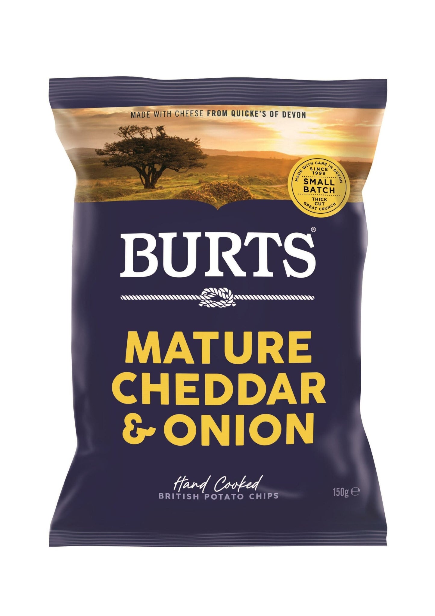 Burts Mature Cheddar & Green Onion Potato Chips Large 5.30oz (150g)