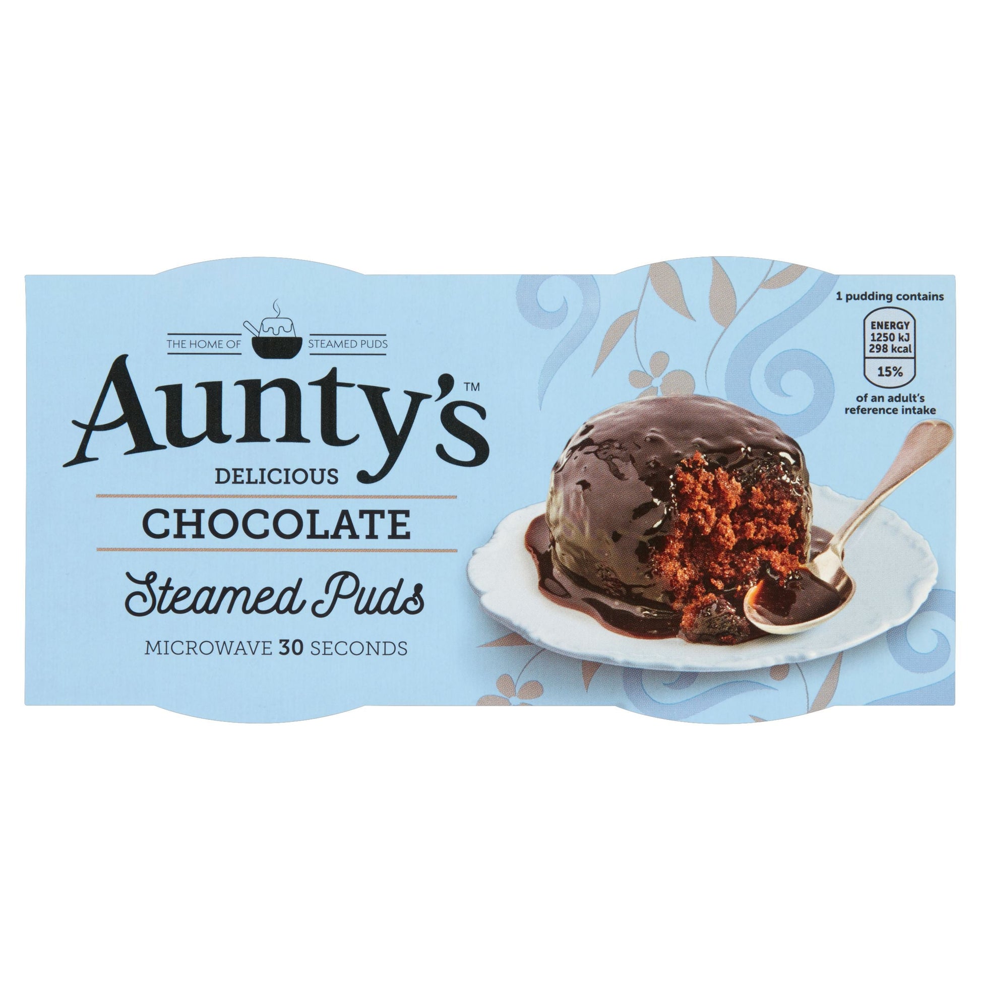 Wholesale Aunty's Twinpot Pudding Chocolate 6.70oz (190g)- Bulk