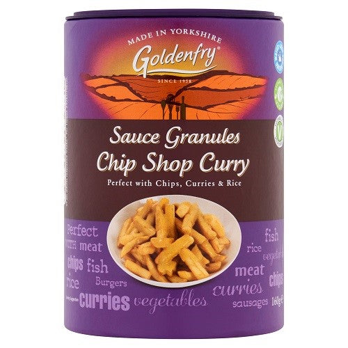 Wholesale Goldenfry Chip Shop Curry Sauce Granules, 5.64oz (160g)- Bulk