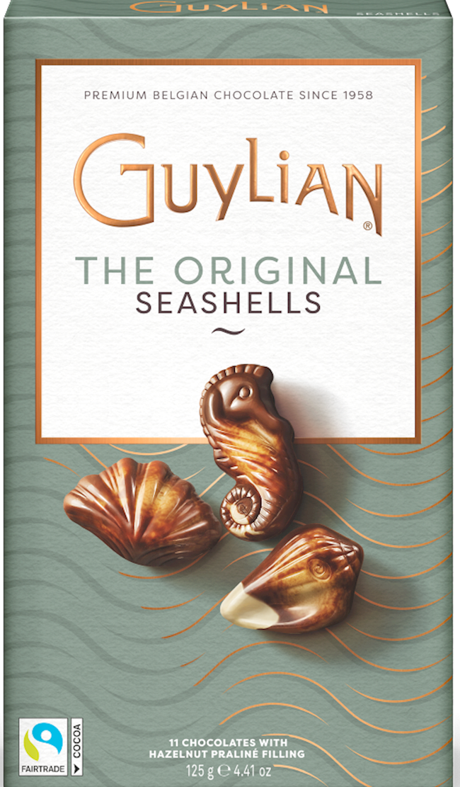 Guylian Sea Shells 125 Gr. - 11-Piece- The Original 11 Pieces 4.4Oz (125G)