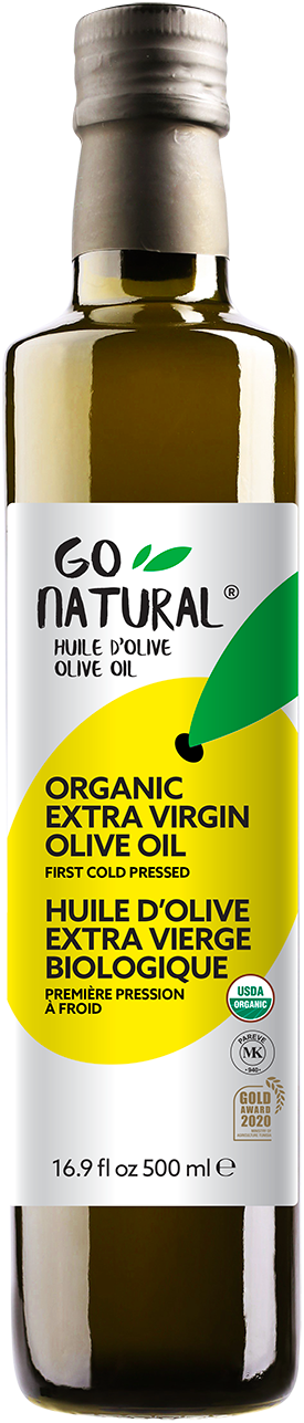 Go Natural 100 extra virgin Organic Olive Oil 16.9oz 12ct