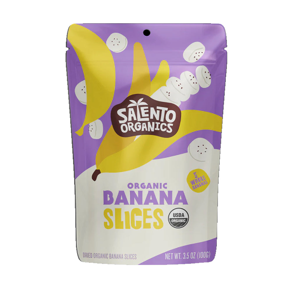 Salento Provisions Organic Dried Banana Slices 3.5 oz