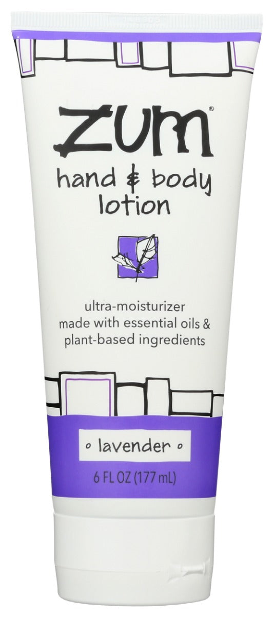 Zum Hand & Body Lotion Lavender 6 Fl Oz