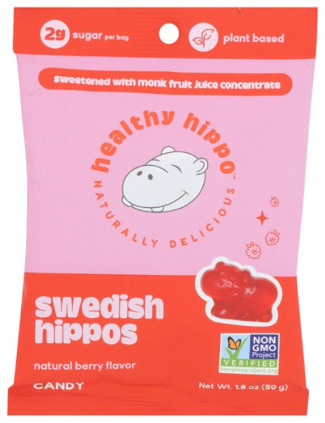 Healthy Hippo Swedish Hippo Candy 1.8 oz