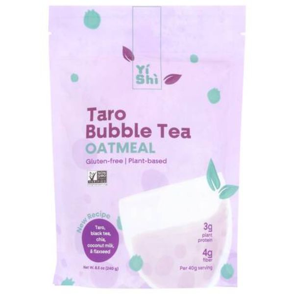Yishi Organic Gluten Free Oatmeal Taro Bubble Tea 8.5 oz