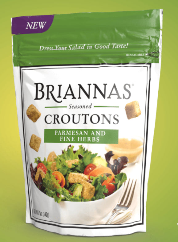 Brianna's Parmesan and Fine Herb Croutons 5 Oz
