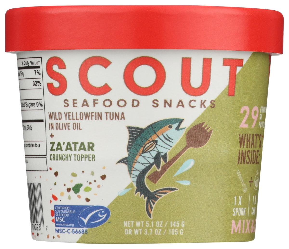 Scout Tuna Zaatar Snack 5.1 oz