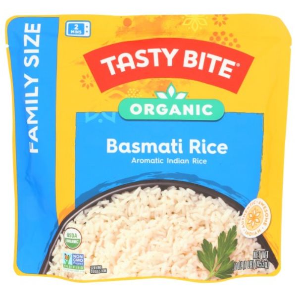 Tasty Bite Family Size Basmati Rice 16 Oz