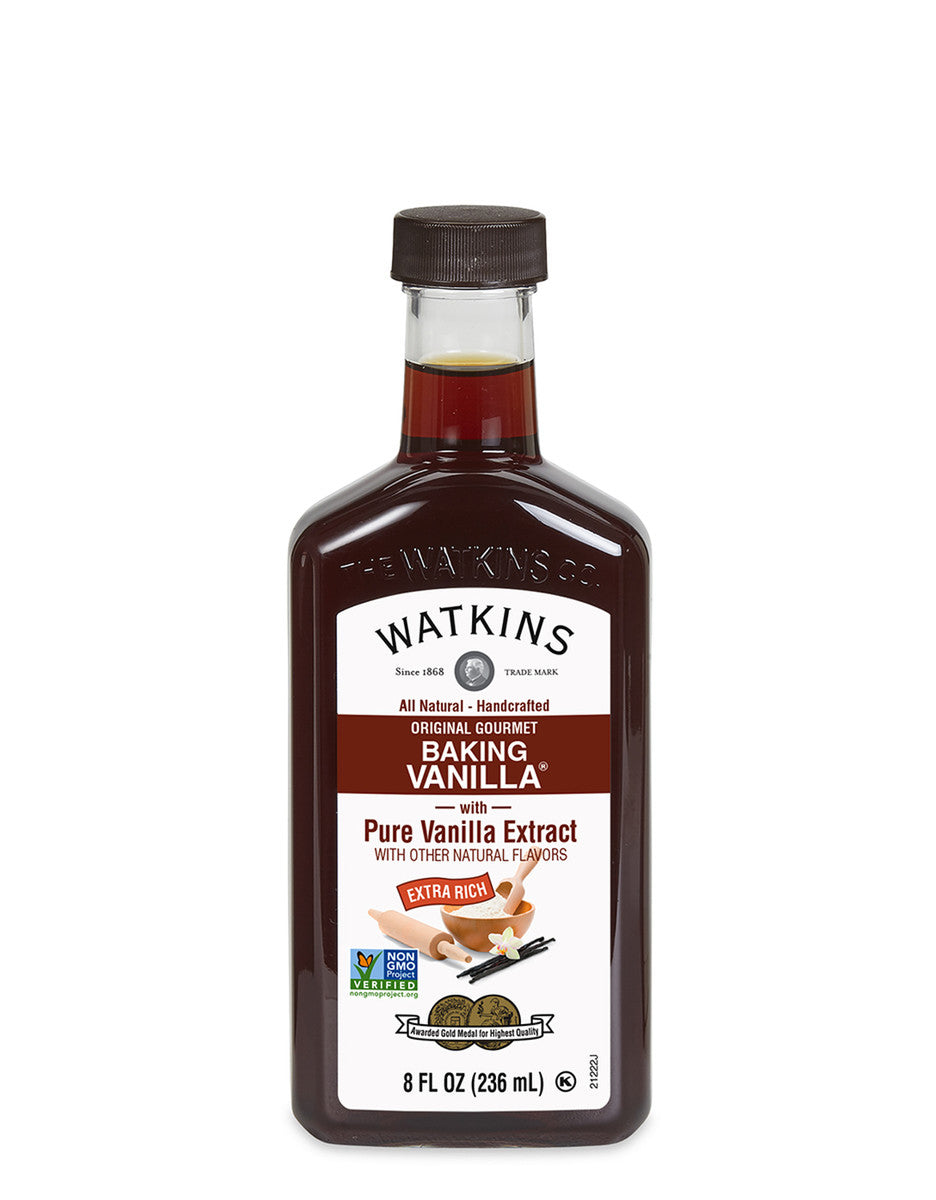 Watkins All Natural Original Gourmet Baking Vanilla Extract, 8 Fl Oz