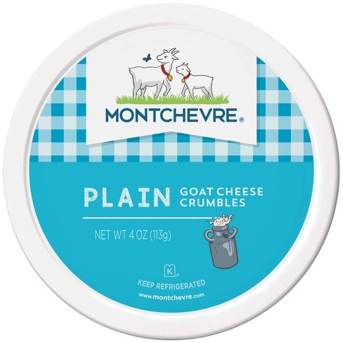 Wholesale Montchevre Plain Goat Crumbled Cheese 4 oz-12ct Case Bulk