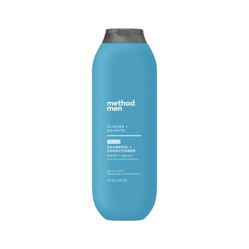 Wholesale Method Men Shampoo & Conditioner 2 in 1 Glacier & Granite 14 oz Bottle-12ct Case Bulk