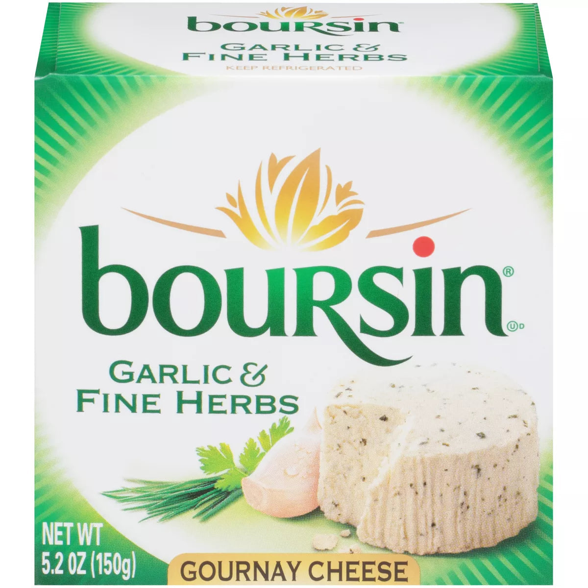 Boursin Garlic And Herb Puck Cheese 5 oz