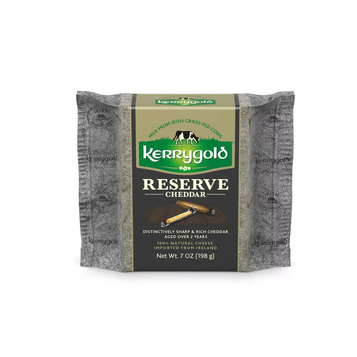 Kerrygold Grass-Fed Reserve Irish Cheddar Cheese 7oz 12ct