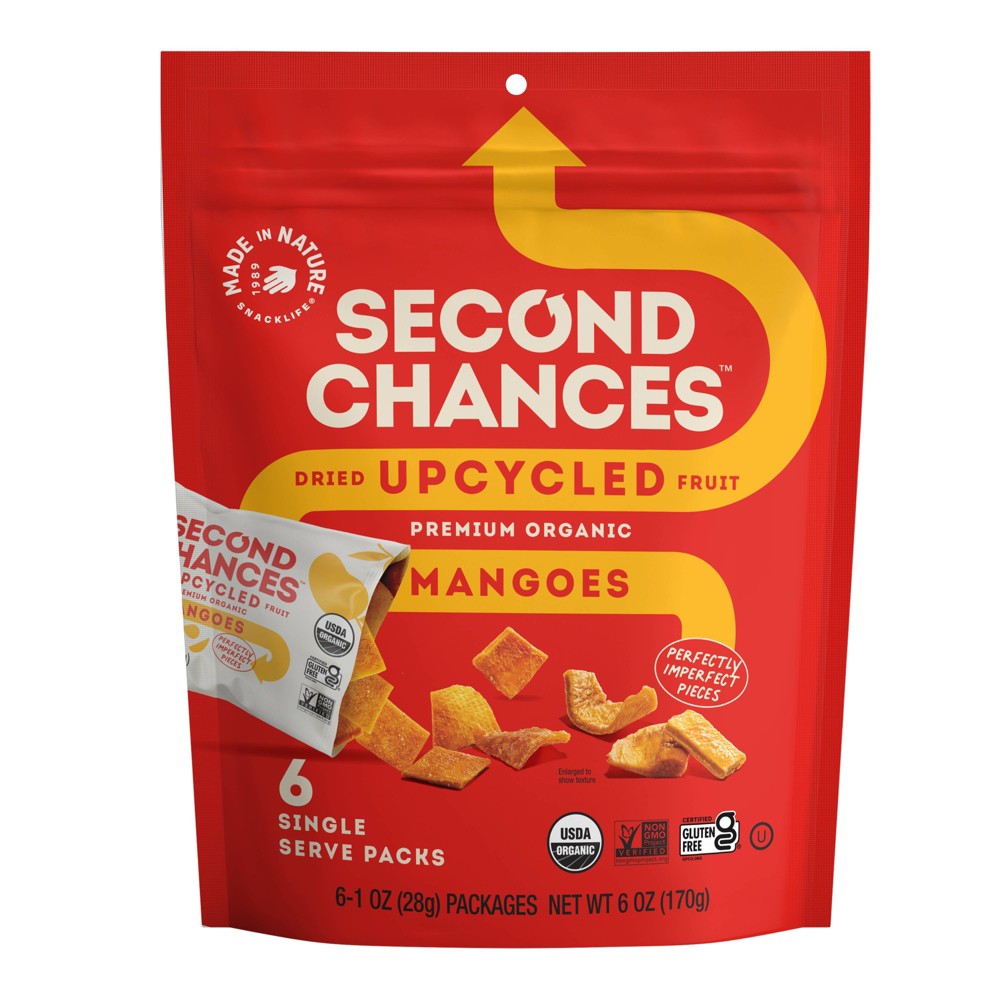 Second Chances Dried Mango Cheeks 6 Oz