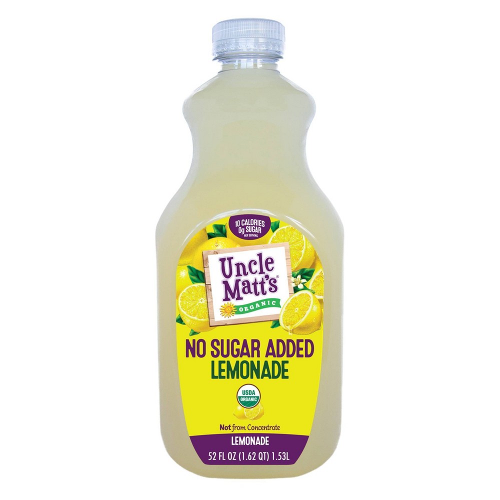 Uncle Matt's, Lemonade Organic 52 Fl Oz