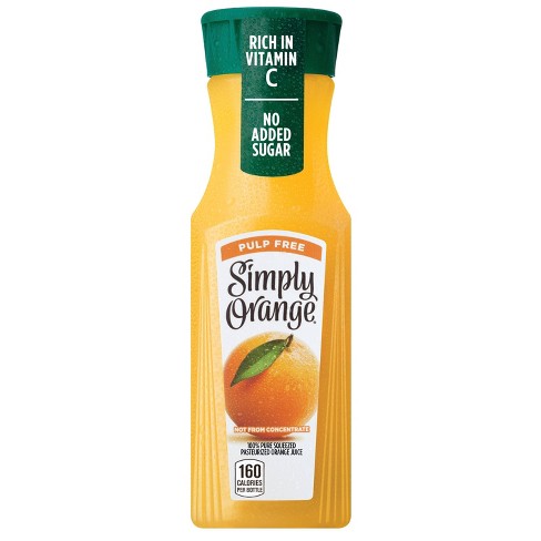Simply Orange Juice 11.5 Fl Oz Bottle