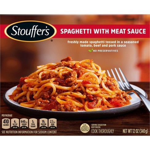 Stouffer's Spaghetti With Meat Sauce 12 Oz Box