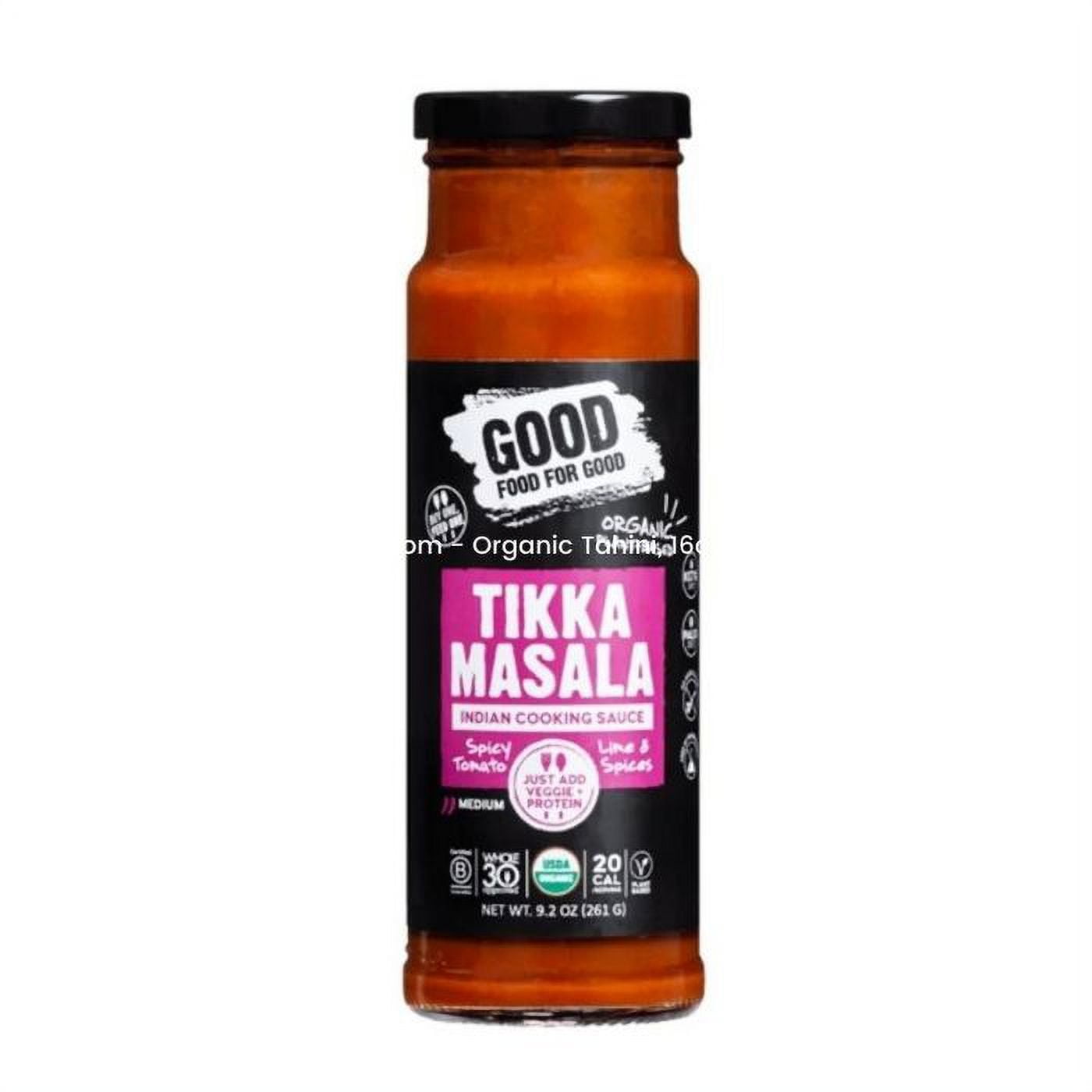 Good Food For Good Organic Tikka Masala Sauce 9.2 oz