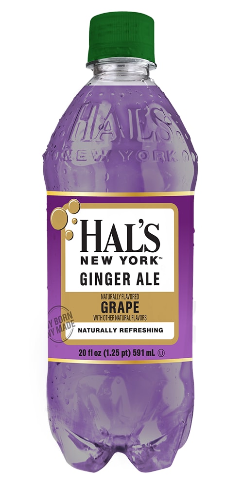 Wholesale Hals Ny 24/20Oz Grape Ginger Ale- Bulk