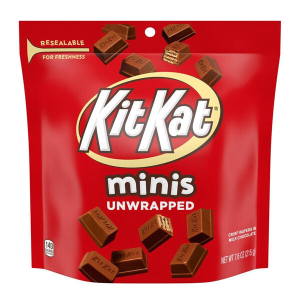 KIT KAT® Minis Unwrapped Milk Chocolate Wafer Candy Bag