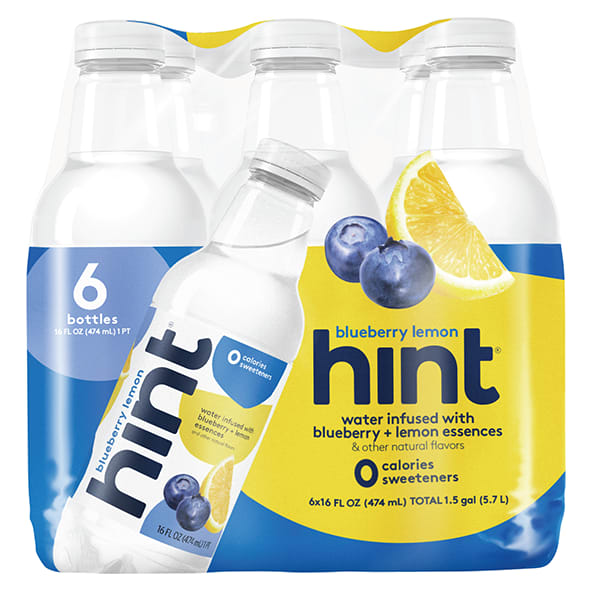 Wholesale Hint 4/6Pk 16Oz Blueberry Lemon-24 Ct Case Bulk