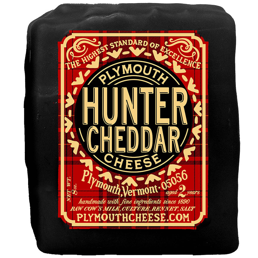 Plymouth Hunter Cheddar Black Cheese 8 oz