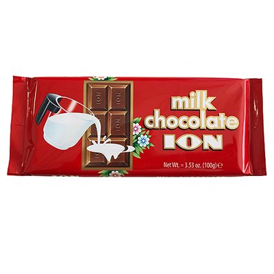 Wholesale ION Milk Chocolate 100g bar- Bulk