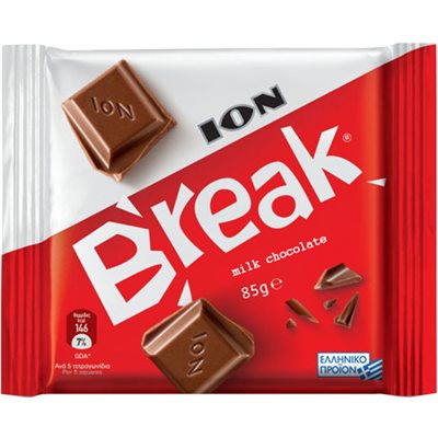 Wholesale Ion Break Milk Chocolate 85G Bar- Bulk