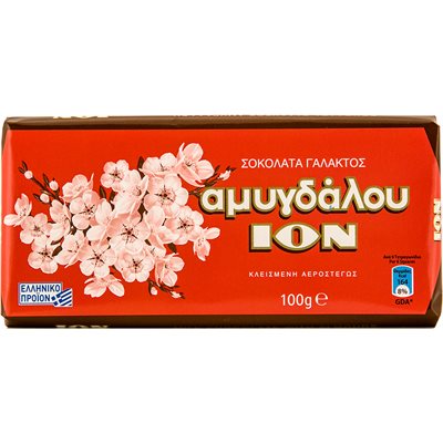 Wholesale Ion Chocolate With Almonds 100G Bar- Bulk
